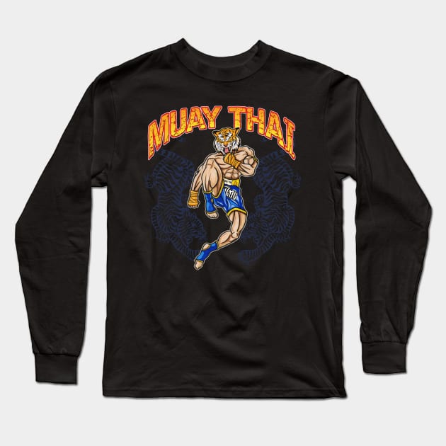 Muay Thai Long Sleeve T-Shirt by GuardUp